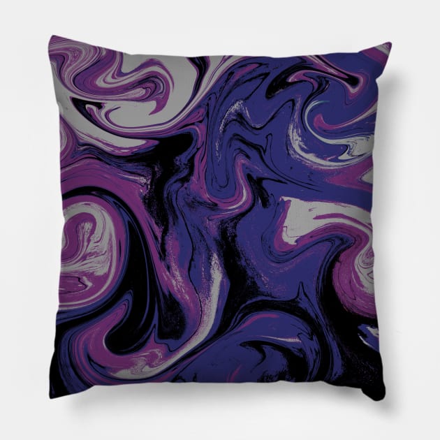 Purple cloud Pillow by Sinmara