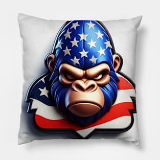 Grumpy Gorilla #2 Pillow