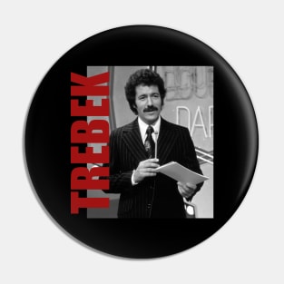 Alex Trebek - Retro Aesthetic Fan Art Pin