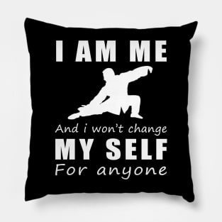 Flow in Harmony, Embrace Your Inner Tai-Chi Tee! Pillow