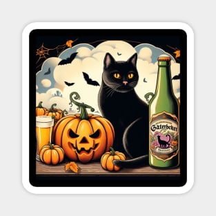 Halloween Cat #9 Magnet