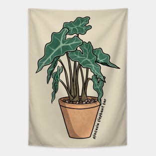 Alocasia Elephant Ear Tapestry