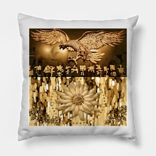 The Golden Eagle Has Landed Pillow