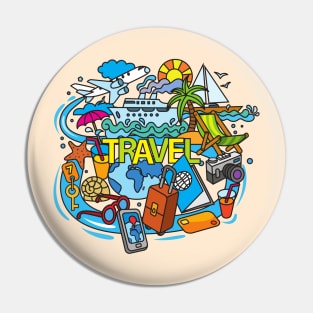 Travel Lover Pin