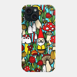 Mushrooms and Gnomes Phone Case