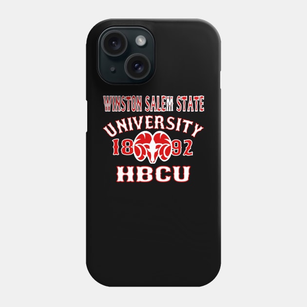 Winston Salem State 1892 University Apparel Phone Case by HBCU Classic Apparel Co