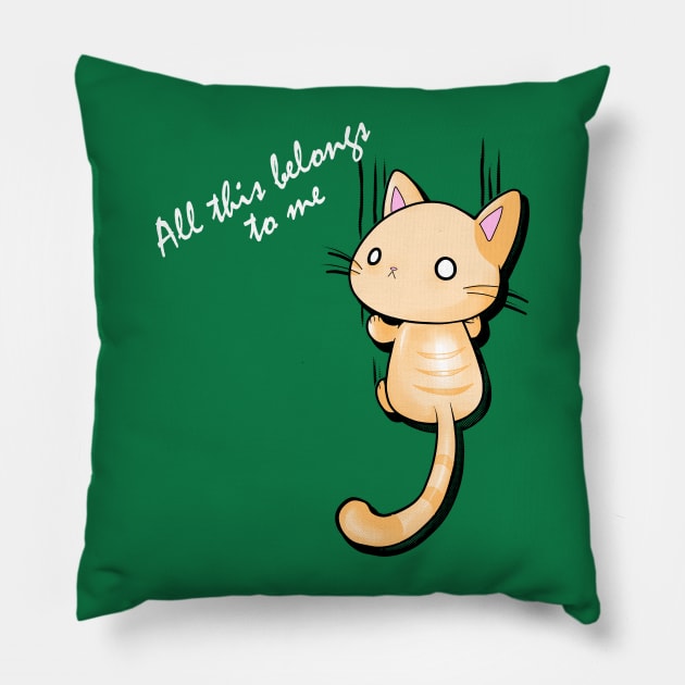 All this belongs to me Pillow by PsychoDelicia