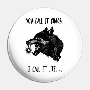 Nordic mythological Wolf Pin