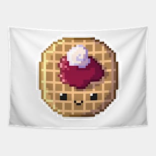 Pixel waffle Tapestry