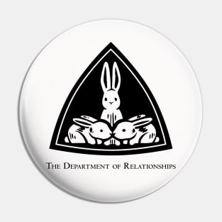 Department of Relationships Logo Pin