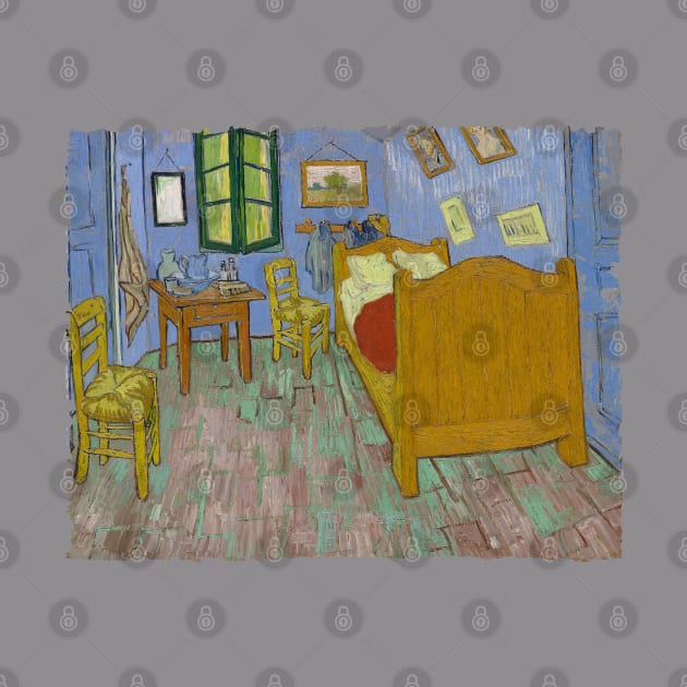 "The Bedroom" by Van Gogh by Pinkazoid