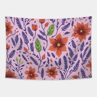 seamless flower pattern Tapestry