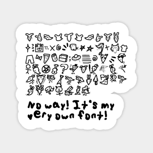 My own font Magnet