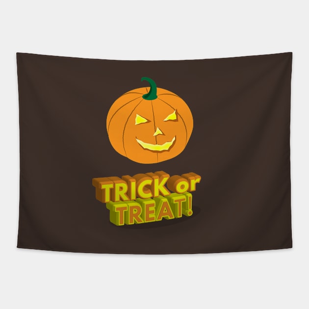 Trick or Treat! Tapestry by dblaiya