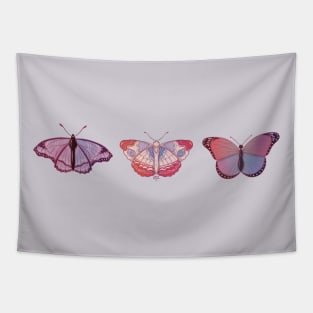 Three butterflies Tapestry