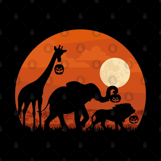 Zoo Animals Halloween by RAWRTY ANIMALS