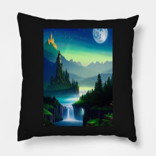 Mountain Landscape Pillow