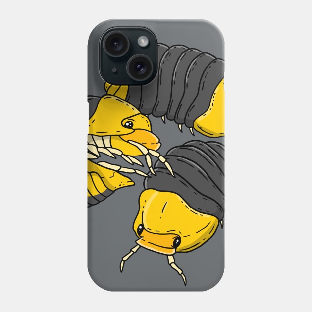 Isopod Rubber Ducky Phone Case by Spazzy Newton