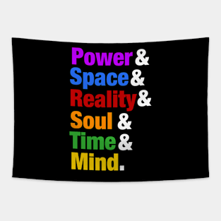 Helvetica Infinity Stones Tapestry