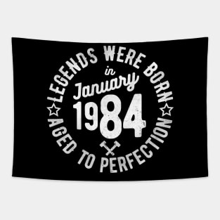 Legends Were Born in January 1984 Tapestry