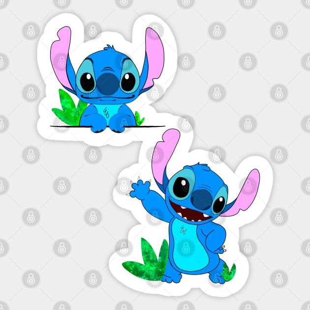 Disney Stitch Sticker Party decoration Stickers Wall art Home