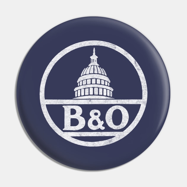 Baltimore and Ohio Railroad Pin by Turboglyde