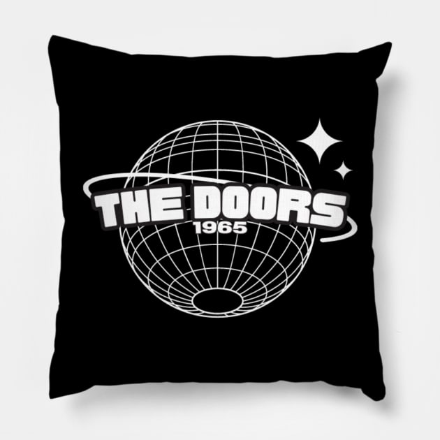 Doors vintage Pillow by Chubby chubbi