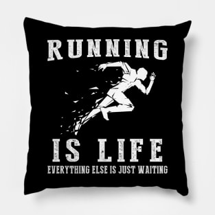 Running is Life: Where Waiting Breaks into a Sprint! Pillow