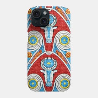 Ancient Egyptian Woven Pattern APIS BULL Phone Case