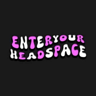 Enter Your Headspace Wavy (Pink) T-Shirt