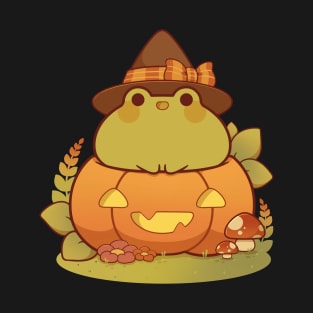 Witchy Halloween Frog T-Shirt