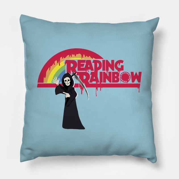 Reaping Rainbow - Reading Rainbow Pillow by thepinecones