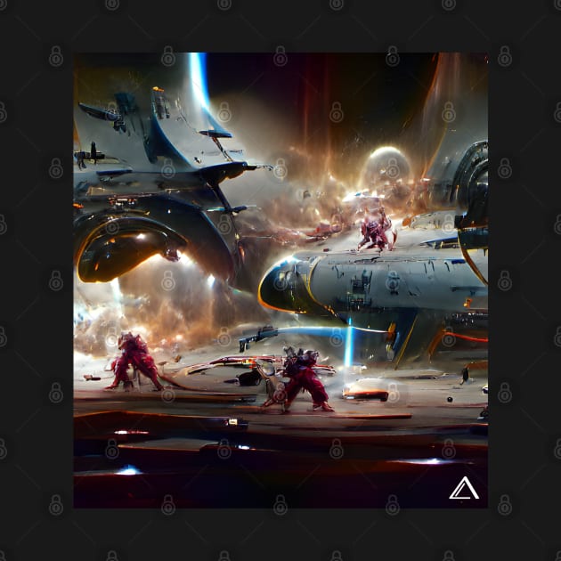 A War in Space by Avedaz