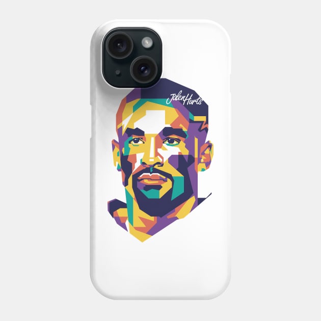 Jalen Hurts WPAP design Style Phone Case by pentaShop