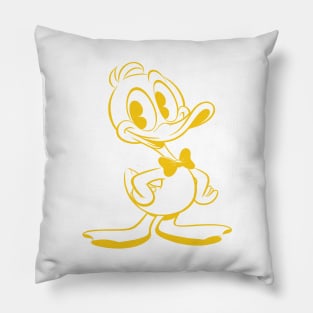 Happy Yellow Duck Pillow