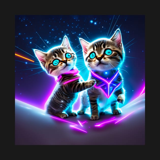 Space Cats 23 by ABSTRACT-IVISM