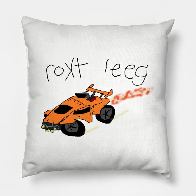 Rokt Leeg Orange Octane Pillow by Items4All