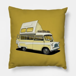 Bedford Campervan in yellow Pillow