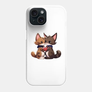 Cuddle Up With Cozy Cat Vibes: Adorable Art for Your Home Phone Case