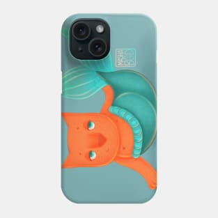 Cat Mermaid illustration Phone Case