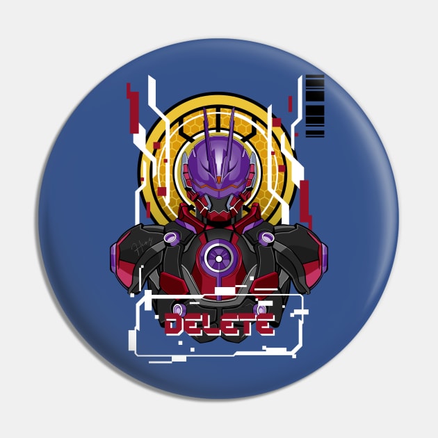 Kamen Rider Glare Pin by titansshirt