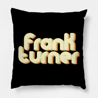 vintage color frank turner Pillow