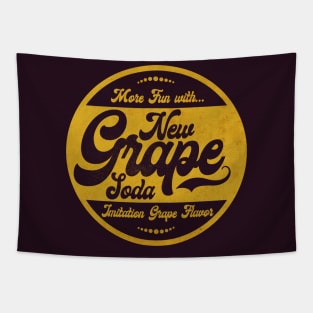 Vintage Grape Flavor Soda Tapestry