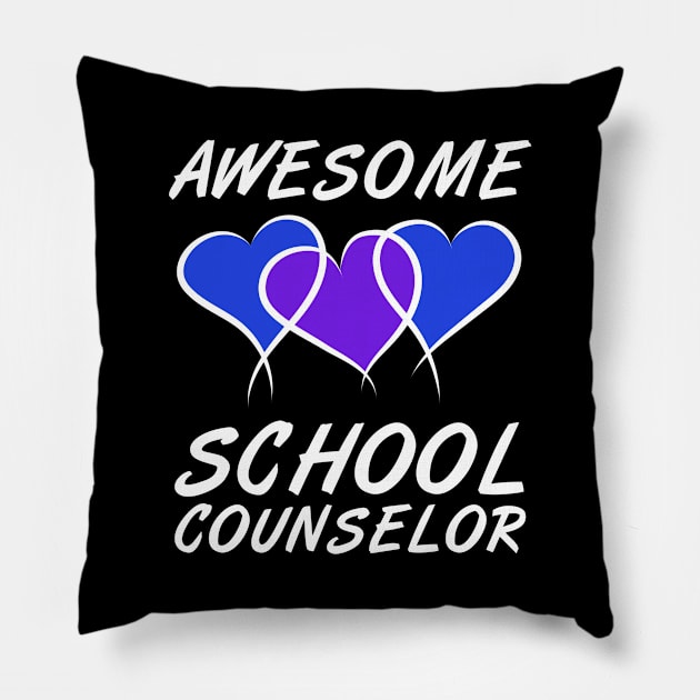 School Counselor Women Pillow by TheBestHumorApparel