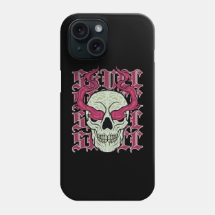 Fire eye skull Phone Case