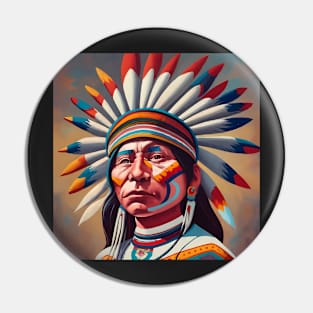 Native American art Pin