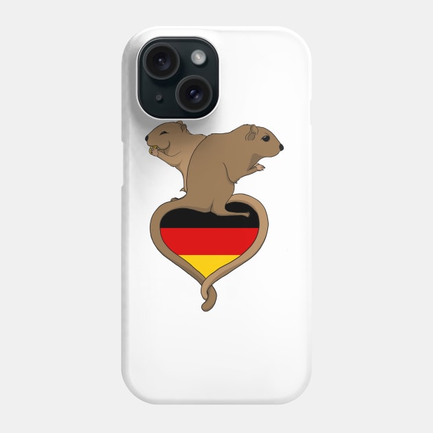 Gerbil Germany (light) Phone Case by RampArt