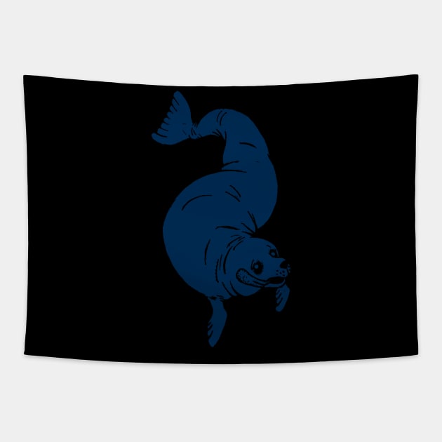 Navy Seal Tapestry by jonah block