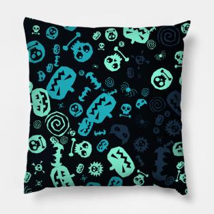 Halloween Pattern Art Design 3 Pillow