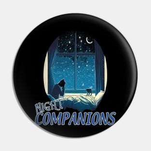 Night Companions Pin